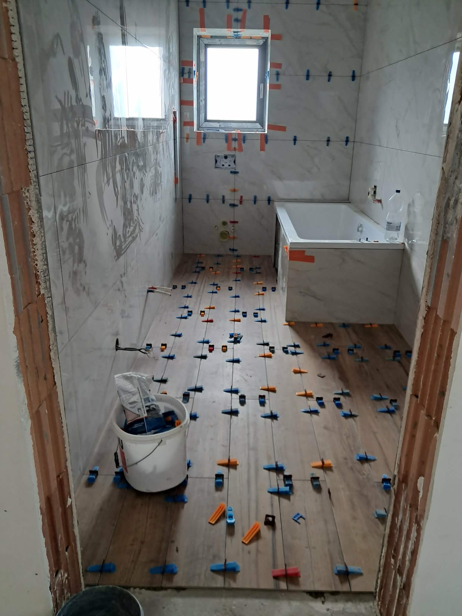 Detail sprchového kúta