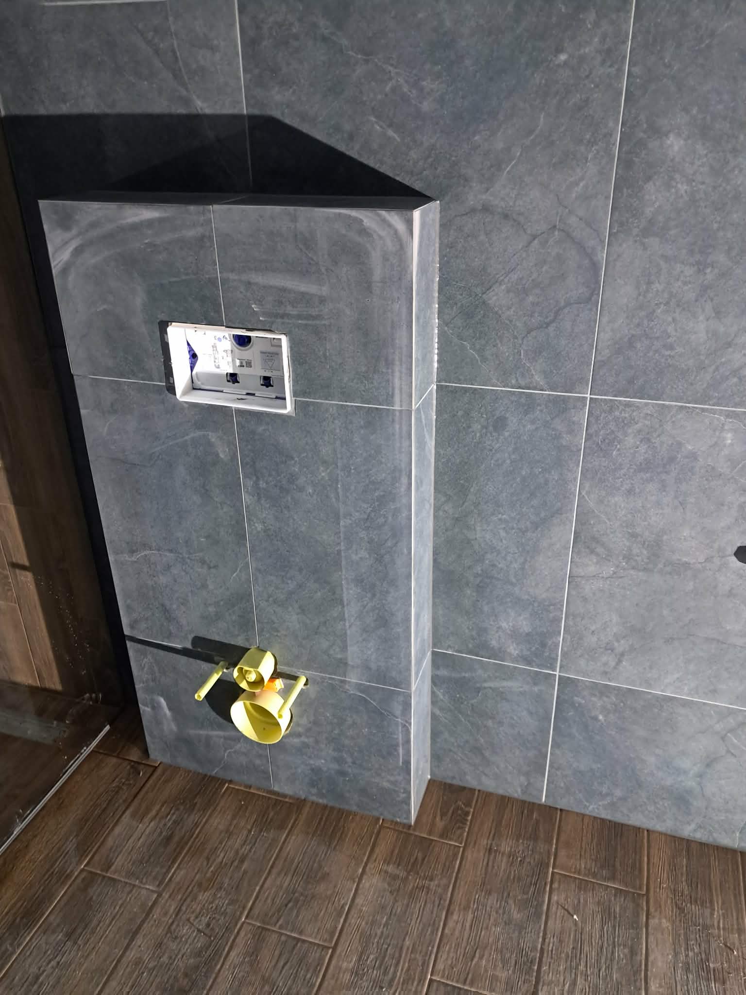 Detail obkladu v kúpeľni