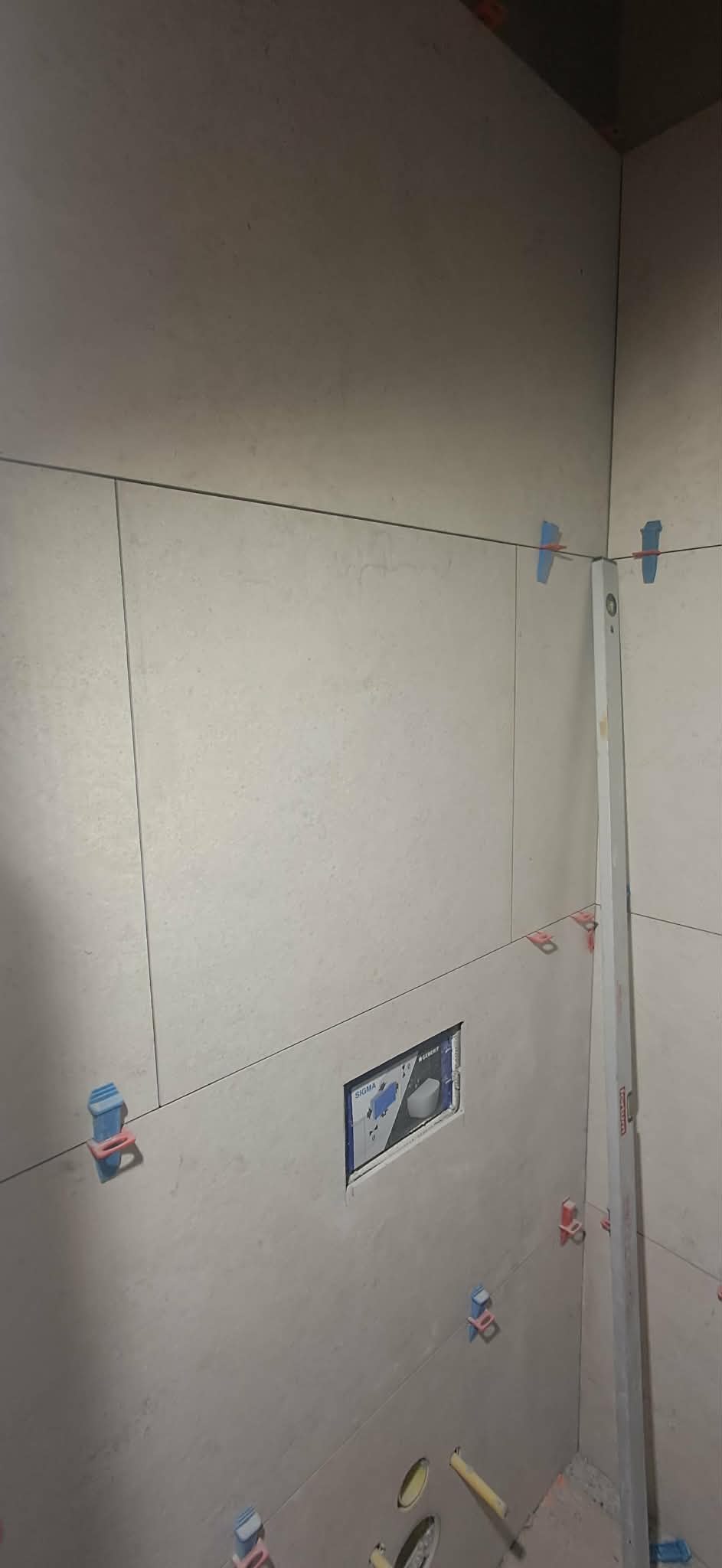 Detail sprchového kúta